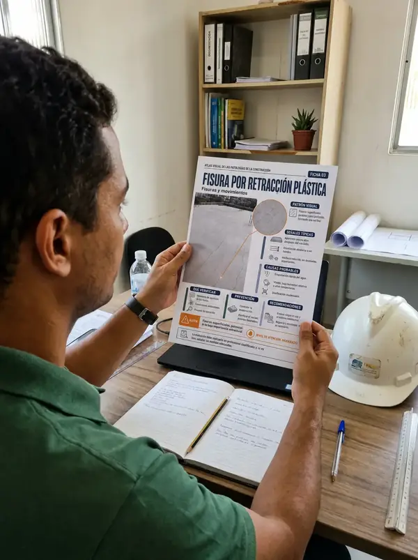 Atlas Visual de Patologías Constructivas en uso durante una visita técnica
